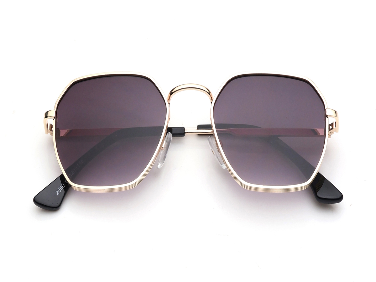 Purple Hexagon Sunglasses for Men and Women available online 