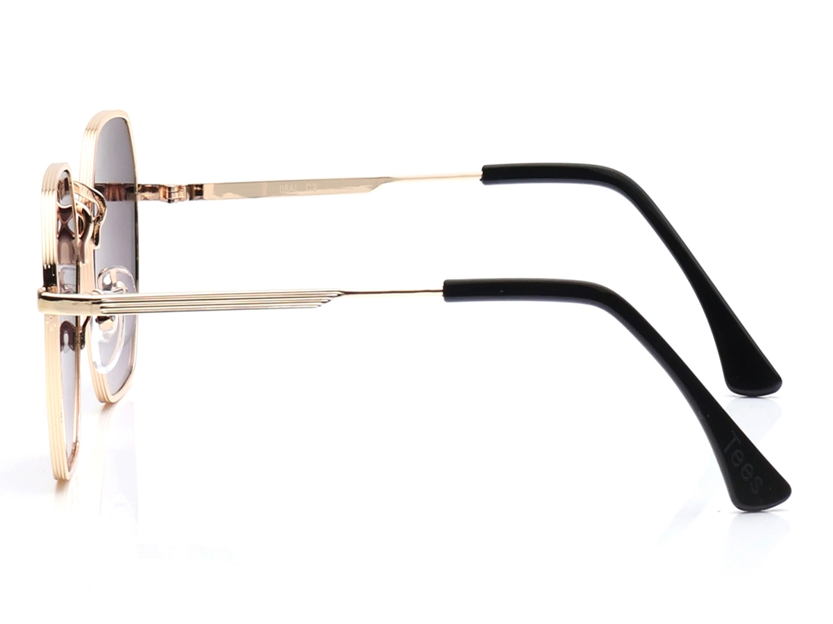 ?Purple Hexagonal Polarized Sunglasses for Men and Women Amazon.com: TAHARI Women main image 2