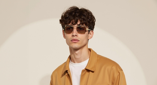 Image 7 of Brown Navigator Sunglasses for Men from Fastrack Available at Fastrack Eyewear