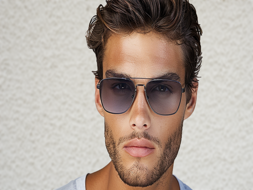 Black Navigator Sunglasses for Men and Women available online at
