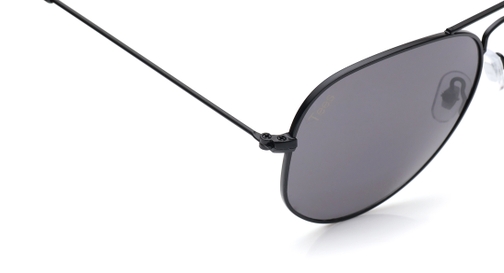 Image 5 of Black Aviator Sunglasses for Men and Women from Tees By Fastrack Available at Fastrack Eyewear