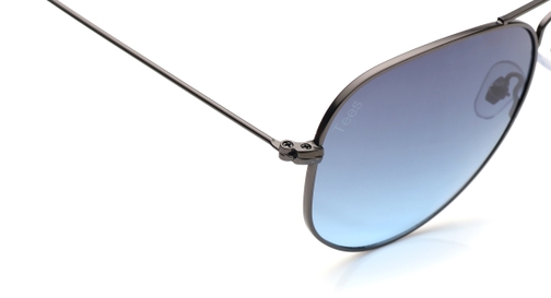 Image 4 of Blue Aviator Sunglasses for Men and Women from Tees By Fastrack Available at Fastrack Eyewear