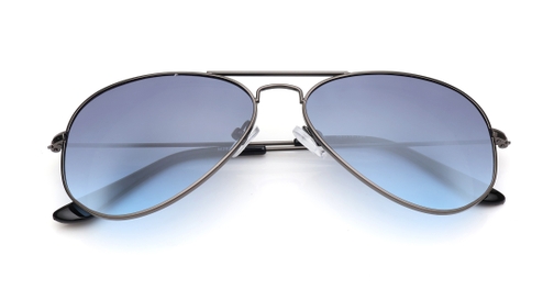 Image 6 of Blue Aviator Sunglasses for Men and Women from Tees By Fastrack Available at Fastrack Eyewear