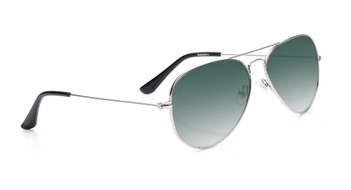 Image 2 of Green Aviator Sunglasses for Men and Women from Tees By Fastrack Available at Fastrack Eyewear