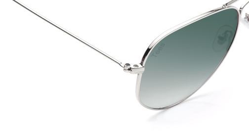 Image 5 of Green Aviator Sunglasses for Men and Women from Tees By Fastrack Available at Fastrack Eyewear