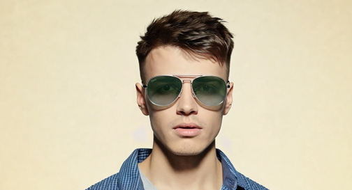 Image 8 of Green Aviator Sunglasses for Men and Women from Tees By Fastrack Available at Fastrack Eyewear
