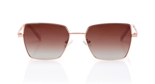 Image 2 of Brown Square Sunglasses for Women from Fastrack Available at Fastrack Eyewear