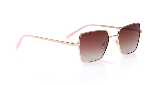 Image 3 of Brown Square Sunglasses for Women from Fastrack Available at Fastrack Eyewear