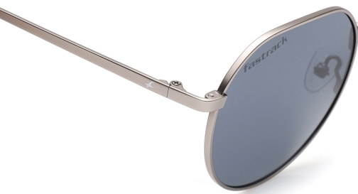 Image 5 of Grey Round Sunglasses for Men and Women from Fastrack Available at Fastrack Eyewear