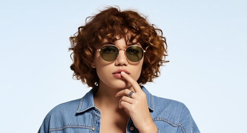 Image 10 of Green Round Sunglasses for Men and Women from Tees By Fastrack Available at Fastrack Eyewear