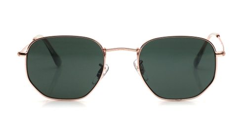 Image 2 of Green Hexagon Sunglasses for Men and Women from Tees By Fastrack Available at Fastrack Eyewear