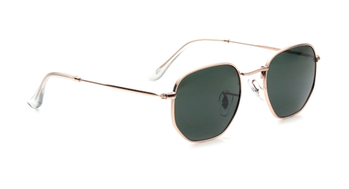 Image 3 of Green Hexagon Sunglasses for Men and Women from Tees By Fastrack Available at Fastrack Eyewear