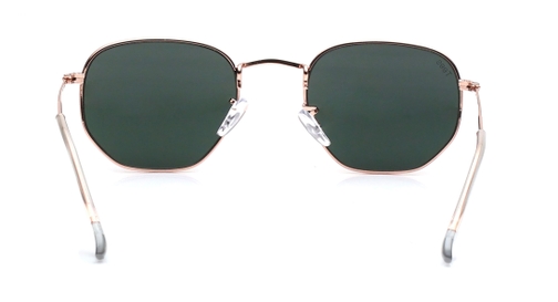 Image 5 of Green Hexagon Sunglasses for Men and Women from Tees By Fastrack Available at Fastrack Eyewear