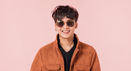 Image 9 of Green Hexagon Sunglasses for Men and Women from Tees By Fastrack Available at Fastrack Eyewear