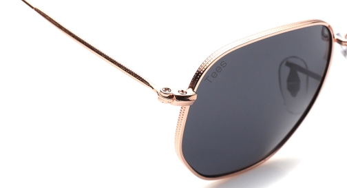 Image 6 of Grey Hexagon Sunglasses for Men and Women from Tees By Fastrack Available at Fastrack Eyewear