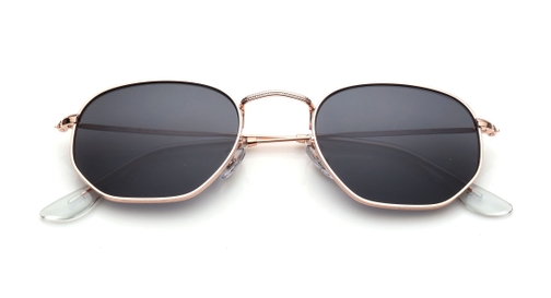Image 7 of Grey Hexagon Sunglasses for Men and Women from Tees By Fastrack Available at Fastrack Eyewear