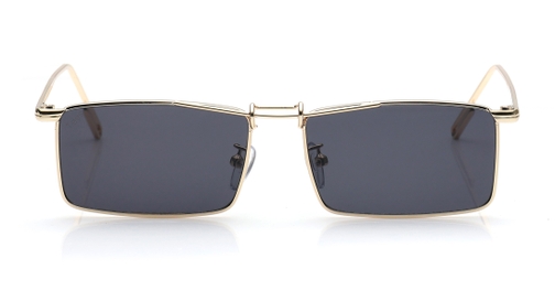 Image 1 of Black Rectangle Sunglasses for Men and Women from Tees By Fastrack Available at Fastrack Eyewear