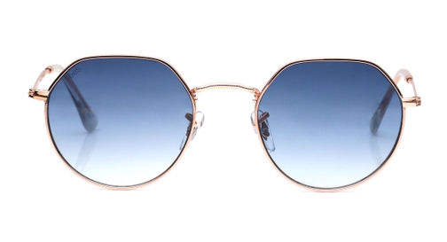 Image 2 of Blue Round Sunglasses for Men and Women from Tees By Fastrack Available at Fastrack Eyewear