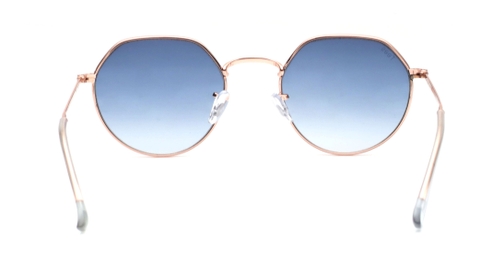 Image 5 of Blue Round Sunglasses for Men and Women from Tees By Fastrack Available at Fastrack Eyewear