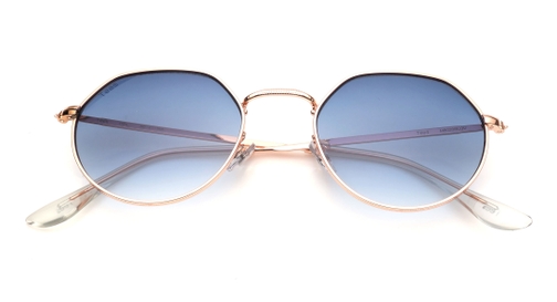 Image 7 of Blue Round Sunglasses for Men and Women from Tees By Fastrack Available at Fastrack Eyewear