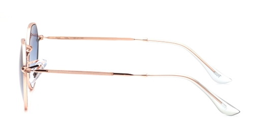 Image 8 of Blue Round Sunglasses for Men and Women from Tees By Fastrack Available at Fastrack Eyewear