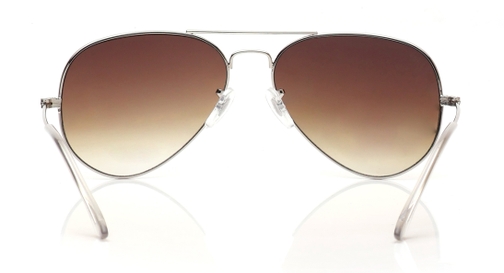 Image 5 of Brown Aviator Sunglasses for Men and Women from Tees By Fastrack Available at Fastrack Eyewear