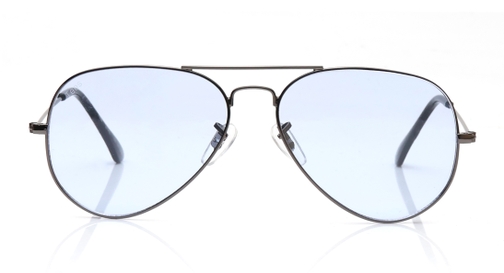 Image 1 of Blue Aviator Sunglasses for Men and Women from Tees By Fastrack Available at Fastrack Eyewear