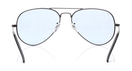 Image 4 of Blue Aviator Sunglasses for Men and Women from Tees By Fastrack Available at Fastrack Eyewear