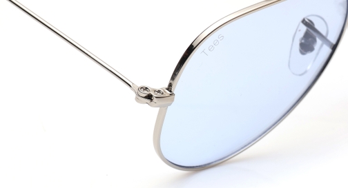 Image 6 of Blue Aviator Sunglasses for Men and Women from Tees By Fastrack Available at Fastrack Eyewear
