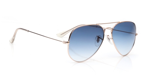 Image 3 of Blue Aviator Sunglasses for Men and Women from Tees By Fastrack Available at Fastrack Eyewear
