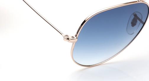 Image 6 of Blue Aviator Sunglasses for Men and Women from Tees By Fastrack Available at Fastrack Eyewear