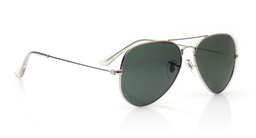 Image 3 of Green Aviator Sunglasses for Men and Women from Tees By Fastrack Available at Fastrack Eyewear