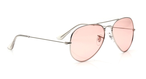 Image 3 of Pink Aviator Sunglasses for Men and Women from Tees By Fastrack Available at Fastrack Eyewear