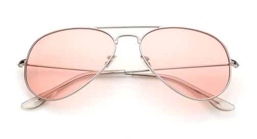 Image 7 of Pink Aviator Sunglasses for Men and Women from Tees By Fastrack Available at Fastrack Eyewear