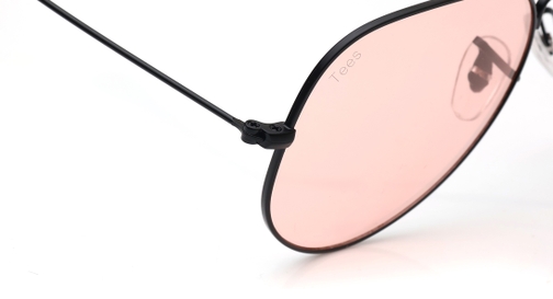 Image 6 of Pink Aviator Sunglasses for Men and Women from Tees By Fastrack Available at Fastrack Eyewear