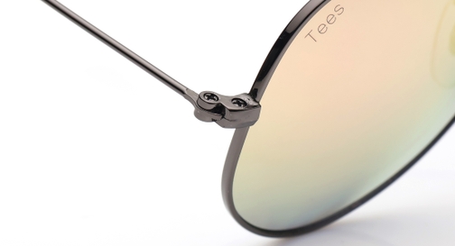 Image 5 of Pink Aviator Sunglasses for Men and Women from Tees By Fastrack Available at Fastrack Eyewear