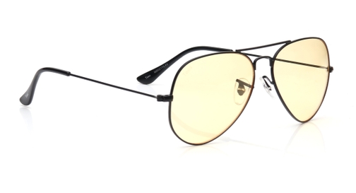 Image 2 of Yellow Aviator Sunglasses for Men and Women from Tees By Fastrack Available at Fastrack Eyewear