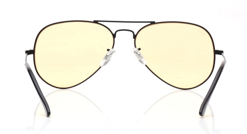 Image 4 of Yellow Aviator Sunglasses for Men and Women from Tees By Fastrack Available at Fastrack Eyewear