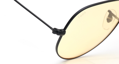 Image 5 of Yellow Aviator Sunglasses for Men and Women from Tees By Fastrack Available at Fastrack Eyewear