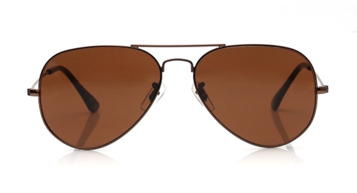 Image 2 of Brown Aviator Sunglasses for Men and Women from Tees By Fastrack Available at Fastrack Eyewear