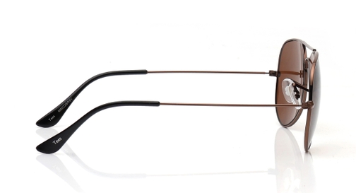 Image 4 of Brown Aviator Sunglasses for Men and Women from Tees By Fastrack Available at Fastrack Eyewear
