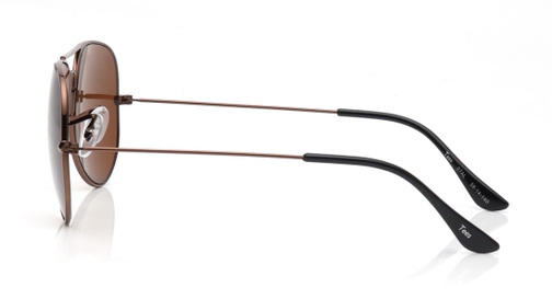Image 8 of Brown Aviator Sunglasses for Men and Women from Tees By Fastrack Available at Fastrack Eyewear