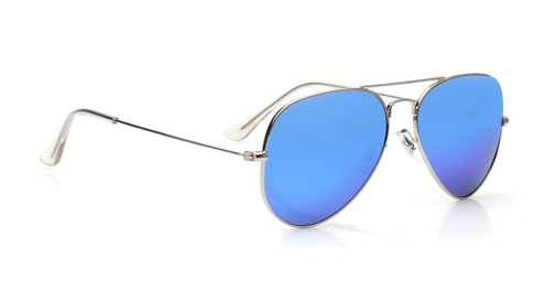 Image 3 of Blue Aviator Sunglasses for Men and Women from Tees By Fastrack Available at Fastrack Eyewear