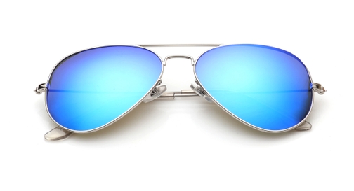 Image 7 of Blue Aviator Sunglasses for Men and Women from Tees By Fastrack Available at Fastrack Eyewear