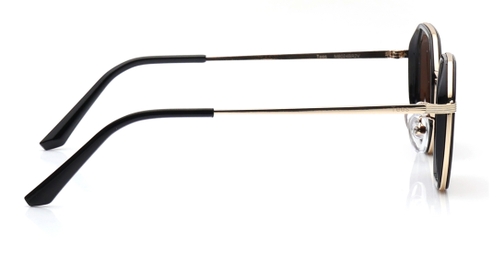 Image 4 of Brown Hexagon Sunglasses for Men and Women from Tees By Fastrack Available at Fastrack Eyewear