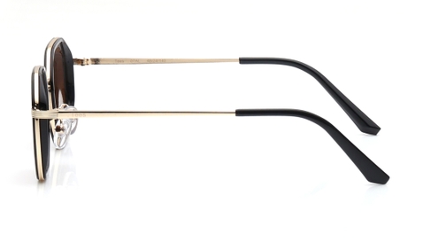 Image 8 of Brown Hexagon Sunglasses for Men and Women from Tees By Fastrack Available at Fastrack Eyewear