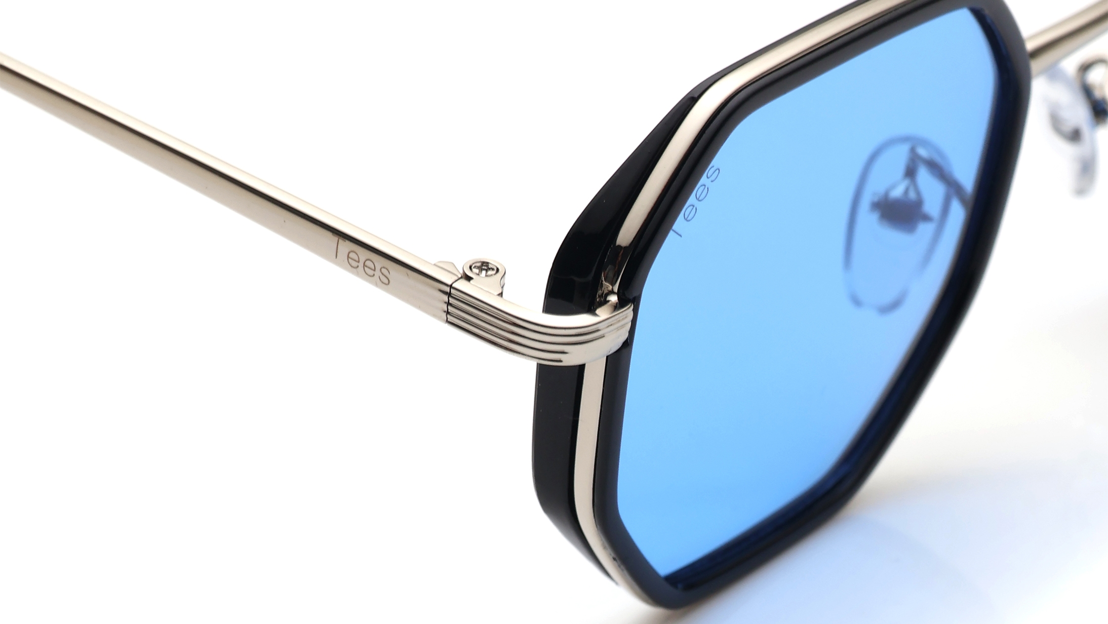 Blue Hexagon Sunglasses for Men and Women available online at
