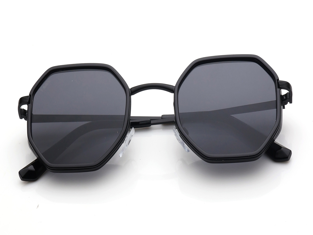 Grey Hexagon Sunglasses for Men and Women available online at 
