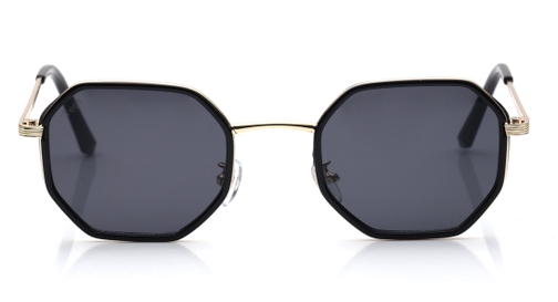 Image 2 of Grey Hexagon Sunglasses for Men and Women from Tees By Fastrack Available at Fastrack Eyewear