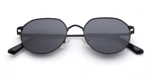 Image 6 of Grey Round Sunglasses for Men and Women from Tees By Fastrack Available at Fastrack Eyewear